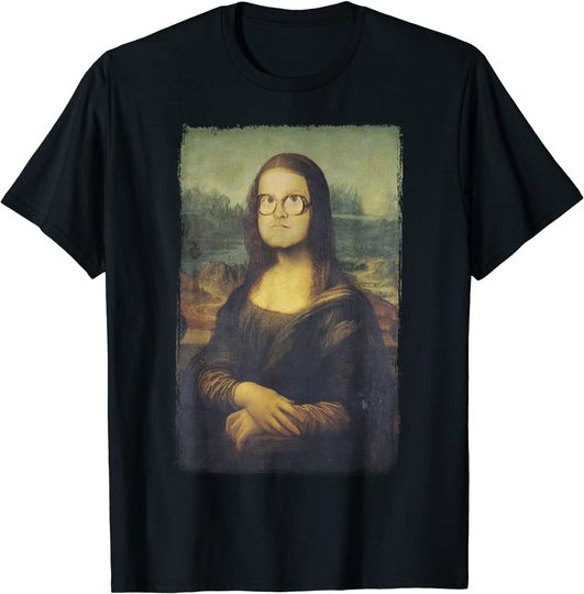 The Bubba Lisa or Mona Lisa Leonardo da Vinci T-Shirt