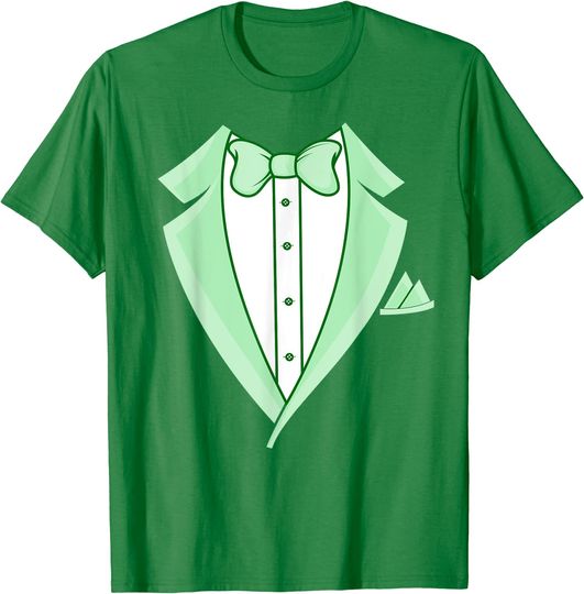 Green Tuxedo Halloween Costume T-Shirt
