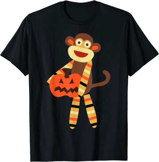 Halloween Monkey Sock Monkey Halloween T-Shirt