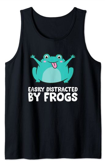 Easily Distracted By Frogs Spirit Animal Is A Frog Tank Top
