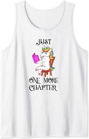 Just One More Chapter Library Book Lovers Tank Top