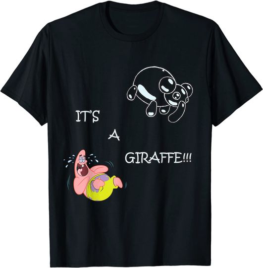 SpongeBob SquarePants - Funny It's A Giraffe SBSP Patrick Star Memorabilia T-Shirt