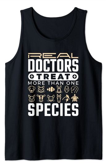 Real Docters Treat More Than One Species Tank Top