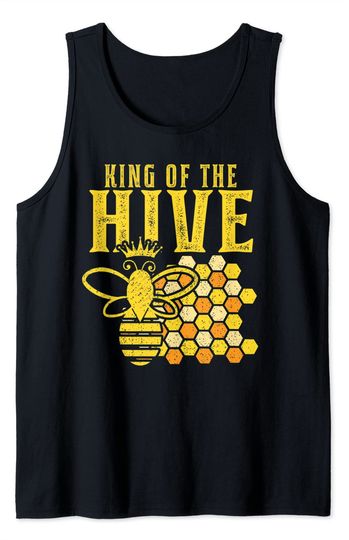 King Bee Honeycomb King of the Hive Tank Top