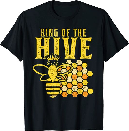 King Bee Honeycomb King of the Hive T-Shirt