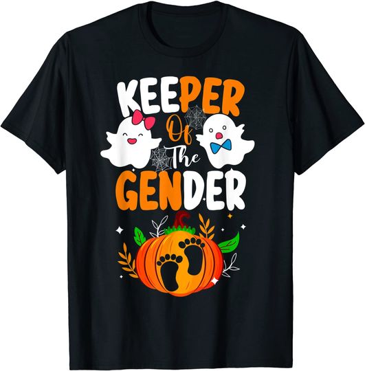 Boo Keeper Of The Gender Reveal Baby Announcement Pregnancy T-Shirt
