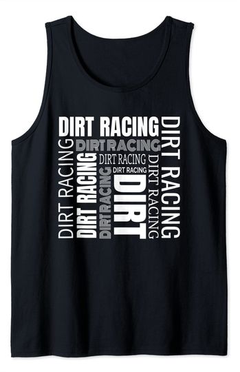 Dirt Bike Racing Motocross Track Racing Tank Top
