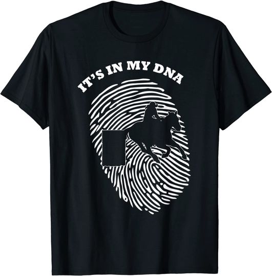 It's In My DNA Barrel Racing Rodeo Fingerprint Retro T-Shirt