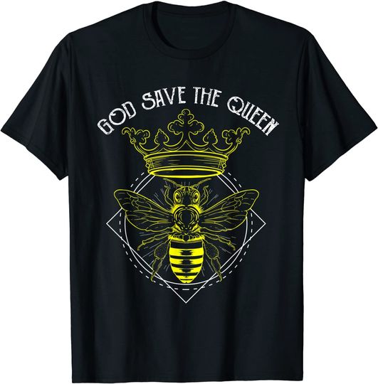God Save The Queen Beekeeping T-Shirt