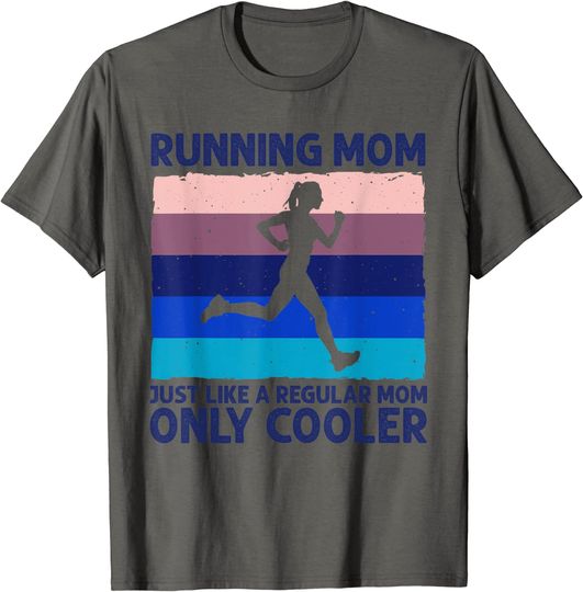 Running For Women Mom Marathoner Runner Coach Racing T-Shirt