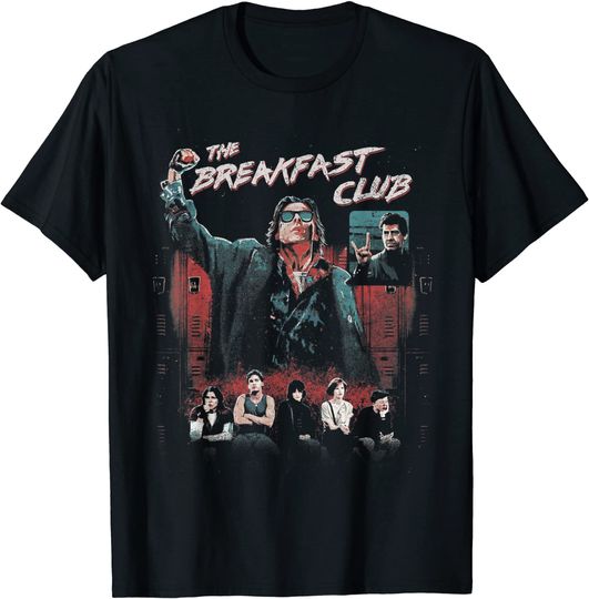 Breakfast Club Group Shot Painted Distressed T-Shirt