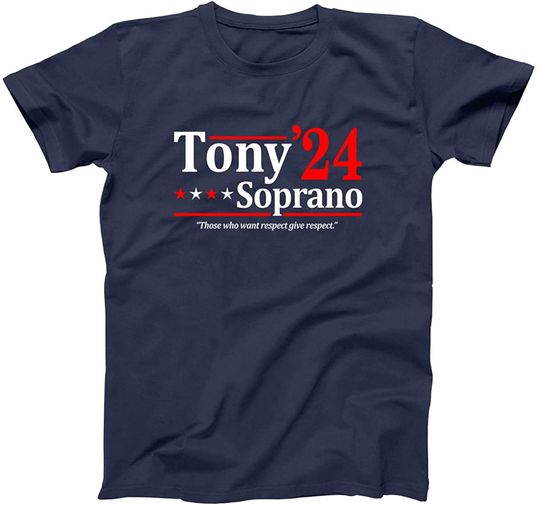 Tony Soprano 2024 Election Italy Italian Mens Shirt