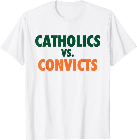 Catholics vs Convicts 1988 Classic T Shirt
