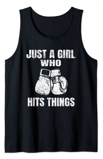 Female Boxing Humor Tank Top