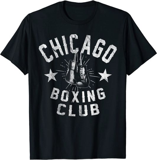 Chicago Boxing Club - vintage Chi-town retro Boxer T-Shirt