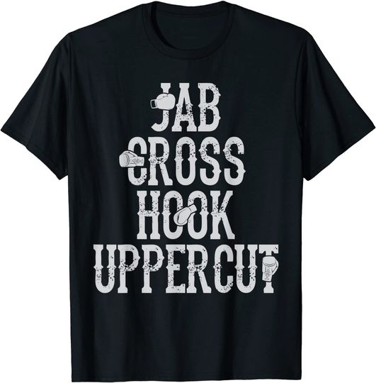 Boxer Jab Cross Hook Uppercut T-Shirt