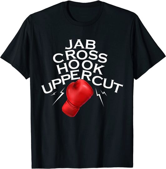 Jab Cross Hook Uppercut Boxer T-Shirt