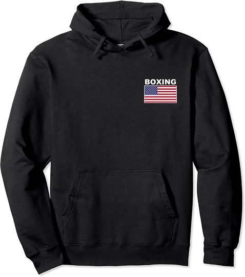 USA Flag Boxing Pocket Boxer Training Jacket Gift Top Hoodie