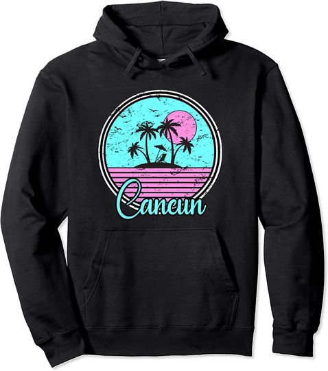 Cancun Mexico Travel Holiday Or Vacation Souvenir Pullover Hoodie