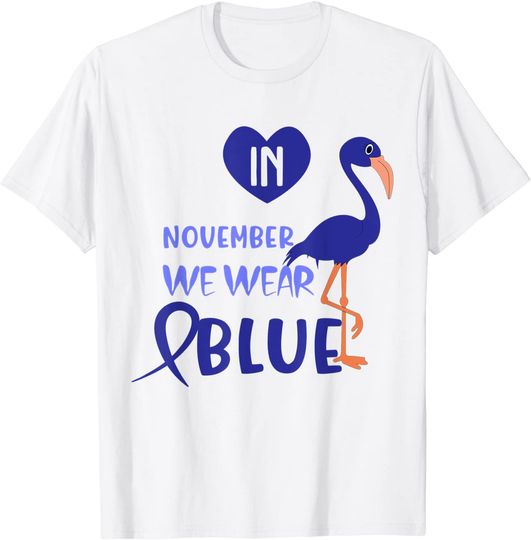 Diabetes Awareness Month-In November We Wear Blue Man Women T-Shirt