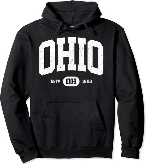 Ohio Sweatshirt Retro Vintage Ohio Hoodie Gifts OH State U
