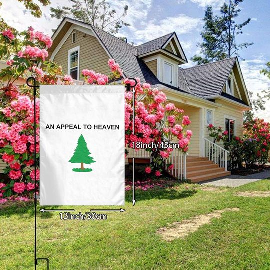 An Appeal To Heaven Double Garden Flag 12x18 Double Sided Farm Lawn Outdoor Decor Garden Banner