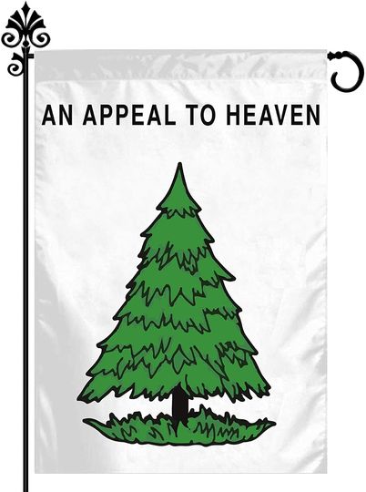 An Appeal to Heaven Flag Double Stitched Polyester Yard Outdoor Decoration Tree