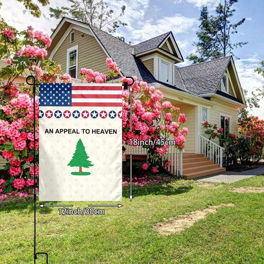 An Appeal To Heaven 12x18 inch small holiday garden flag