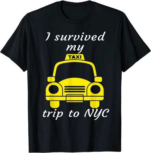 I Survived My Trip to NYC for Men Women Girls Trip Travel T-Shirt