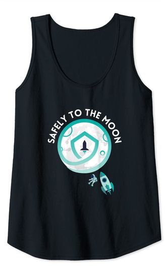 Safely to the moon, SafeMoon crypto Tank Top