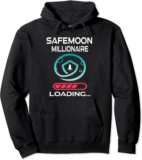 Safemoon Millionaire Loading Cryptocurrency To The Moon Pullover Hoodie