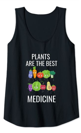 Vegetables Plants Are The Best Medicine Vegetarian Tank Top
