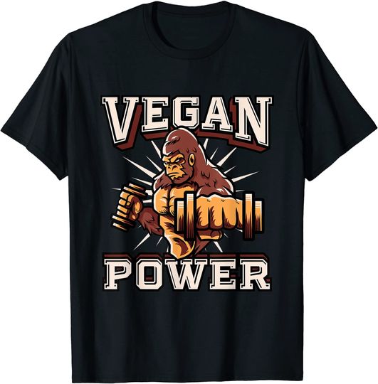 Vegan Power Vegetarian Workout T-Shirt