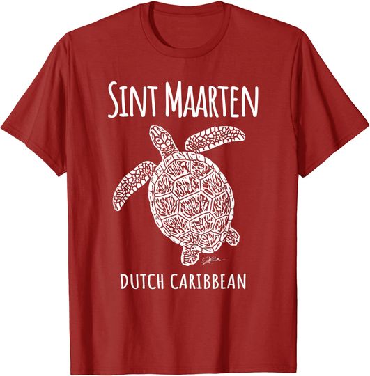 Sint Maarten Sea Turtle Beach T-Shirt