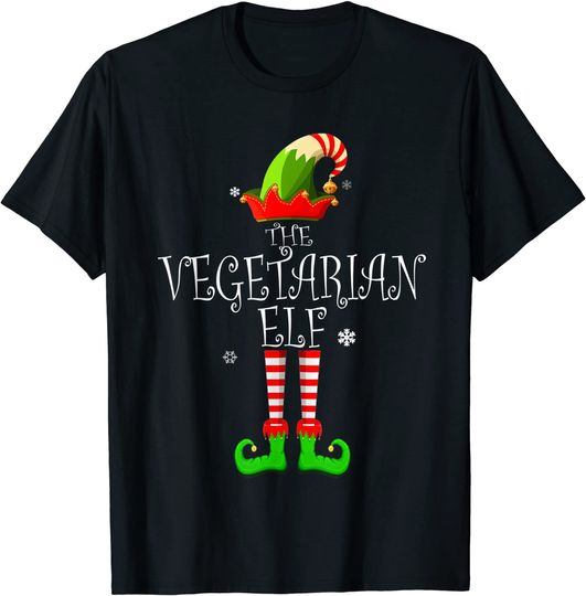 Matching Family Christmas The Vegetarian Elf T-Shirt