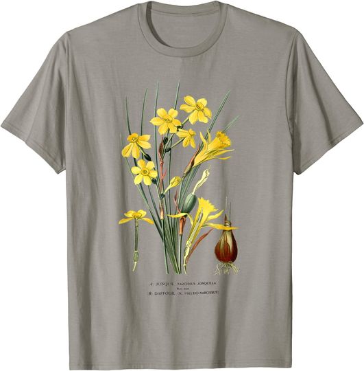 Daffodil Flower botanical Narcissus Pseudonarcissus T-Shirt