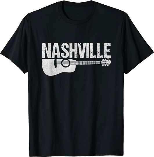 Nashville Guitar Country Music T-Shirt