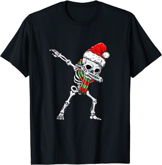 Skeleton Santa Christmas T-Shirt