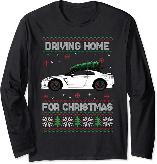 Car Christmas Long Sleeve