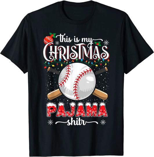 This Is My Christmas Baseball Christmas T-Shirt