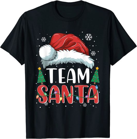 Team Santa Christmas Matching Family Pajamas Gift T-Shirt