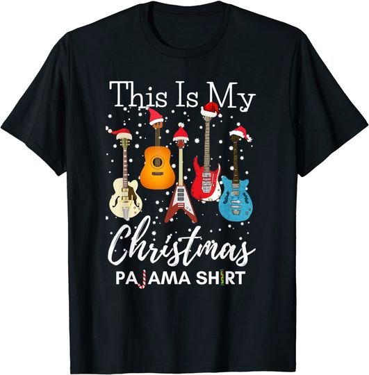 This Is My Christmas Pajama Guitar T-Shirt