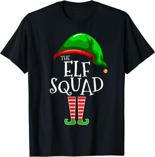 The Elf Squad Family Matching Group Christmas Gift Funny T-Shirt