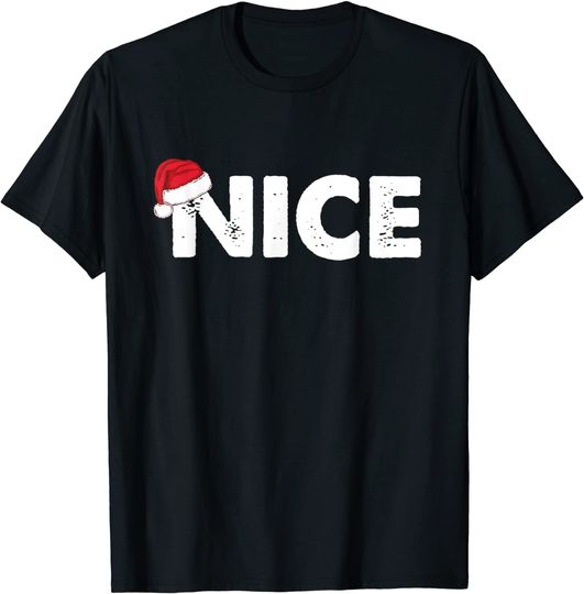 Naughty Or Nice Matching Christmas T-Shirt