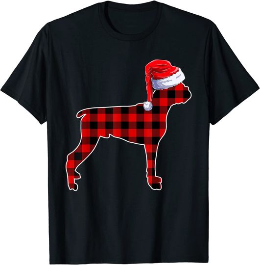 Boxer Dog Lovers Christmas T-Shirt