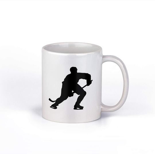 Hockey Player Ceramic Coffee Mug