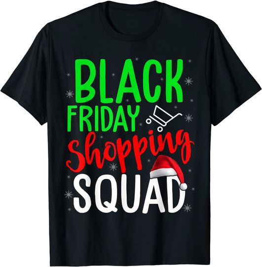 Black Friday Shopping Squad Cute Christmas Shopping Lover T-Shirt