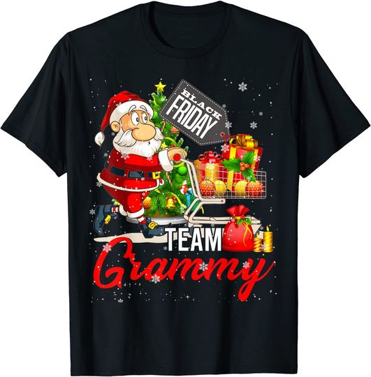 Friday Shopping Team Grammy Christmas T-Shirt