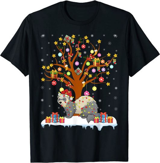 Ferret Christmas T-Shirt