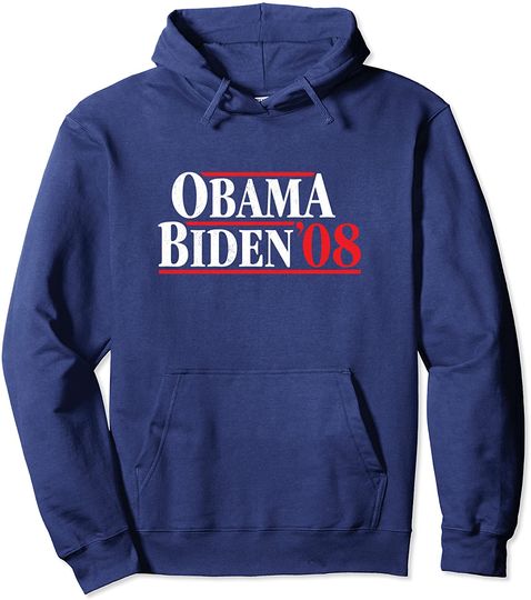 Barack Obama 2008 Retro President Campaign Pullover Hoodie